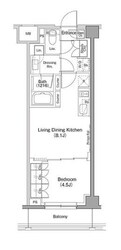 都立大学駅 徒歩6分 1階の物件間取画像